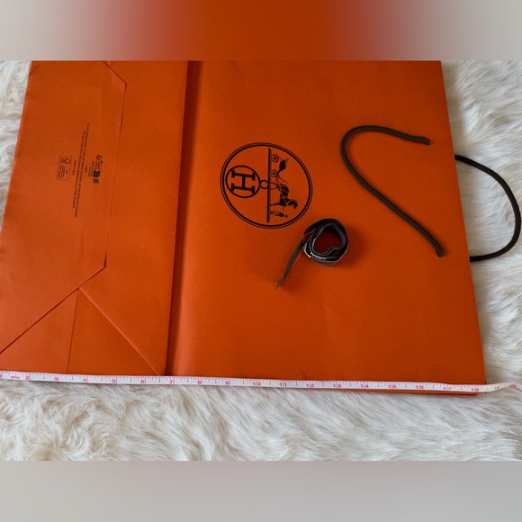 💞Authentic💞Hermes Large Empty Shopping Bag - Picture 6 of 8